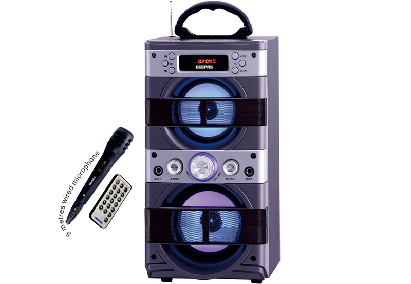 geepas sound system price